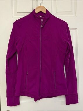 lululemon athletica Magenta Full-Zip Define Jacket Nulu